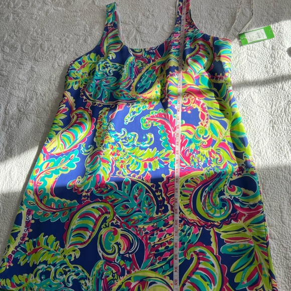 NWT Lilly Pulitzer XL Poppy Dress In ‘Toucan Play’ Print 100% silk w/poly lining - Picture 3 of 16